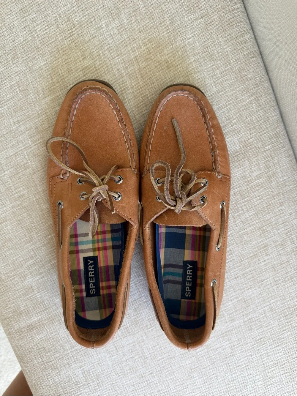 Sperry Brown Leather 2-Eye Boat Shoe